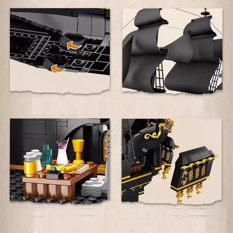 Buildream Bateau Pirates BLACK PEARL 2076 pieces 70x55x20 cms