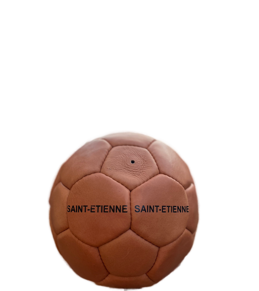 Ballon football Vintage Saint-Etienne  100% cuir fait main